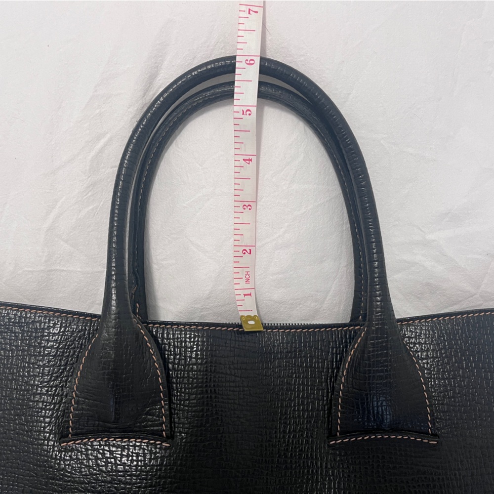 Loewe Black Vintage Leather Tote with Gold Hardware - Picture 10 of 11